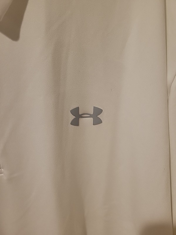 NWT Under Armour Shirt Long Sleeve 2.0 Playoff Polo Top White Size 3XL Athletic gallery