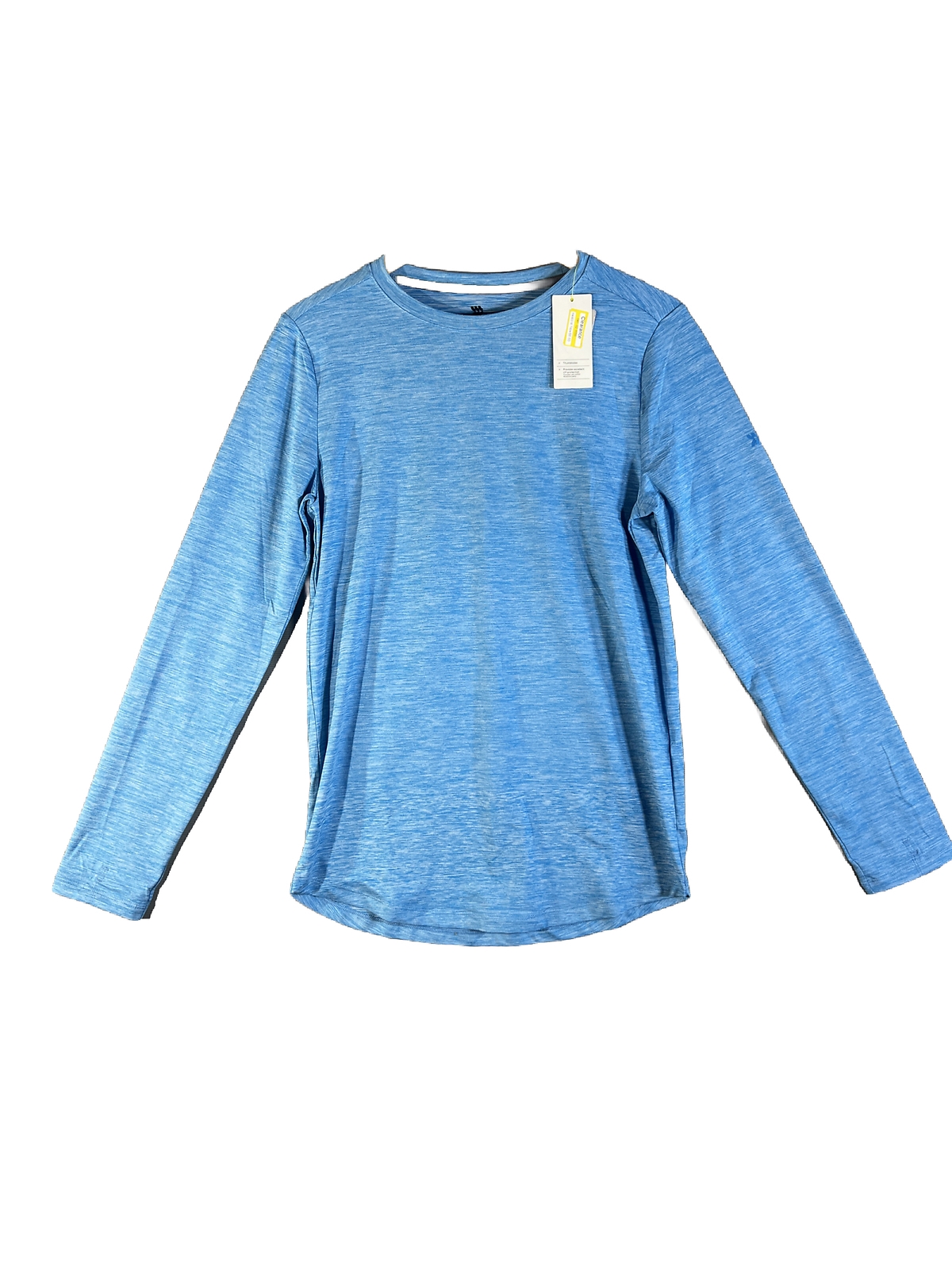 Men Soft Stretch Long Sleeve Athletic Top - All in Motion Blue Small gallery