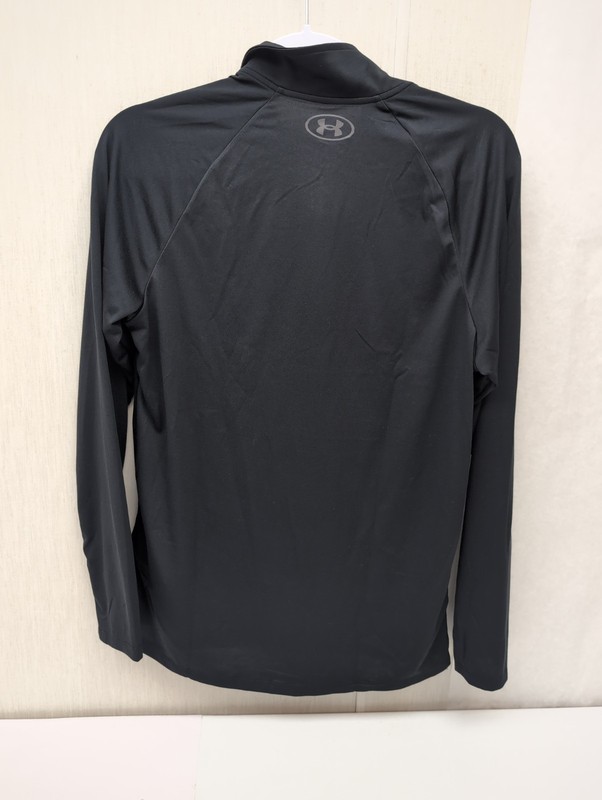 Men Under Armour Tech 2.0 1/2 Zip Sz Sm Black Long Sleeve Training Top BR0 gallery