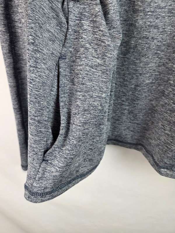 Kenneth Cole Men's Shirt Size XL Blue 1/4 Zip Athletic Long Sleeve Top Pockets gallery
