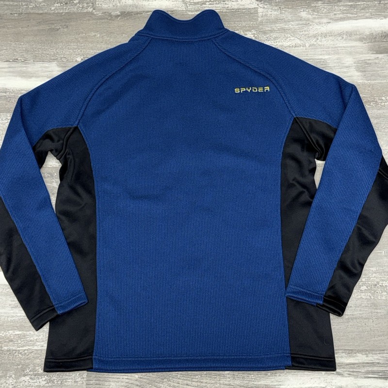 Spyder Outbound 1/2 Zip Jacket Men XL Blue Fleece Knit Active Outdoor Sweatshirt gallery