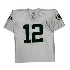 Green Bay Packers N.F.L. Team Apparel Football Jersey – Large White Polyester