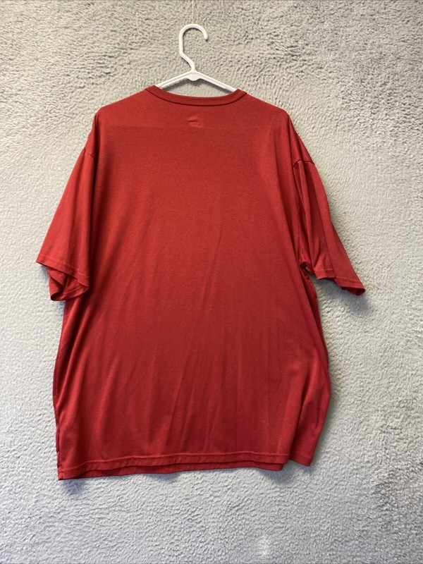 Nike Shirt Mens 2XL Red Stretch Short Sleeve Tshirt Performance Stretch /65-47 gallery