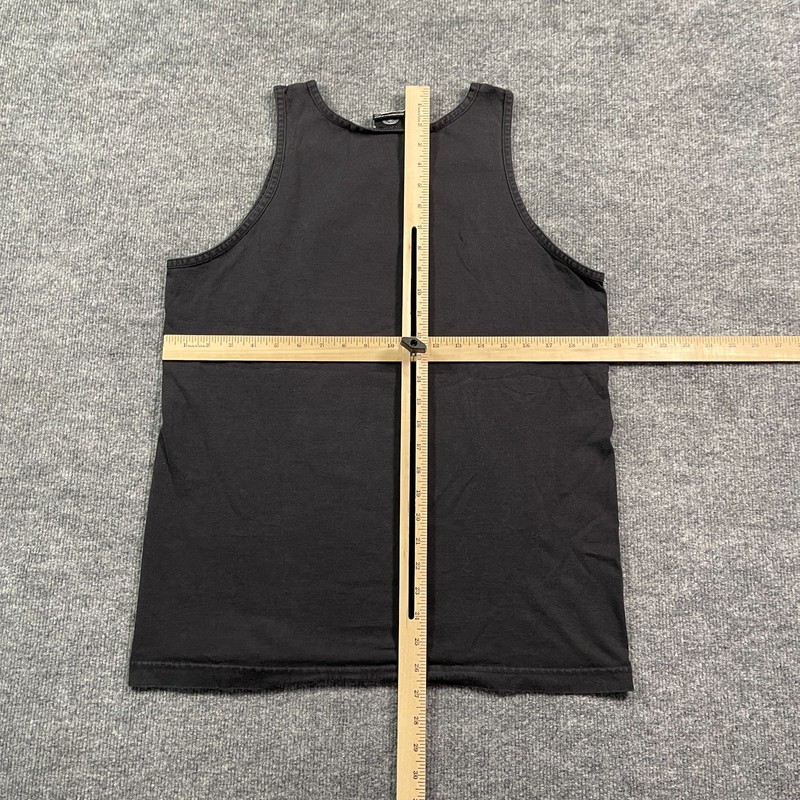Vintage 90s Rock Rebel Frankenstein Monster Tank-Top Medium 20x27 Black gallery