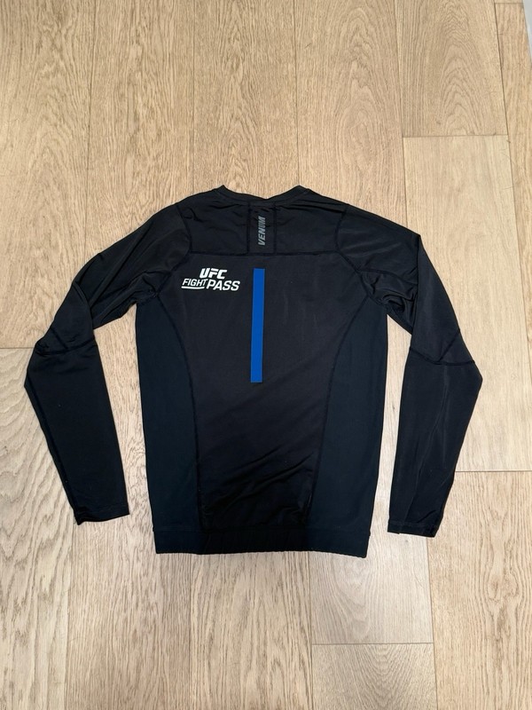 UFC Fight Pass Invitational 5 Rashguard Worn by Victor Silverio Size L gallery