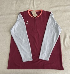 JORDAN RARE DRI FIT FOOTBALL MENS 1/4 ZIP Size XL PULLOVER FN7486-610 NWT $85