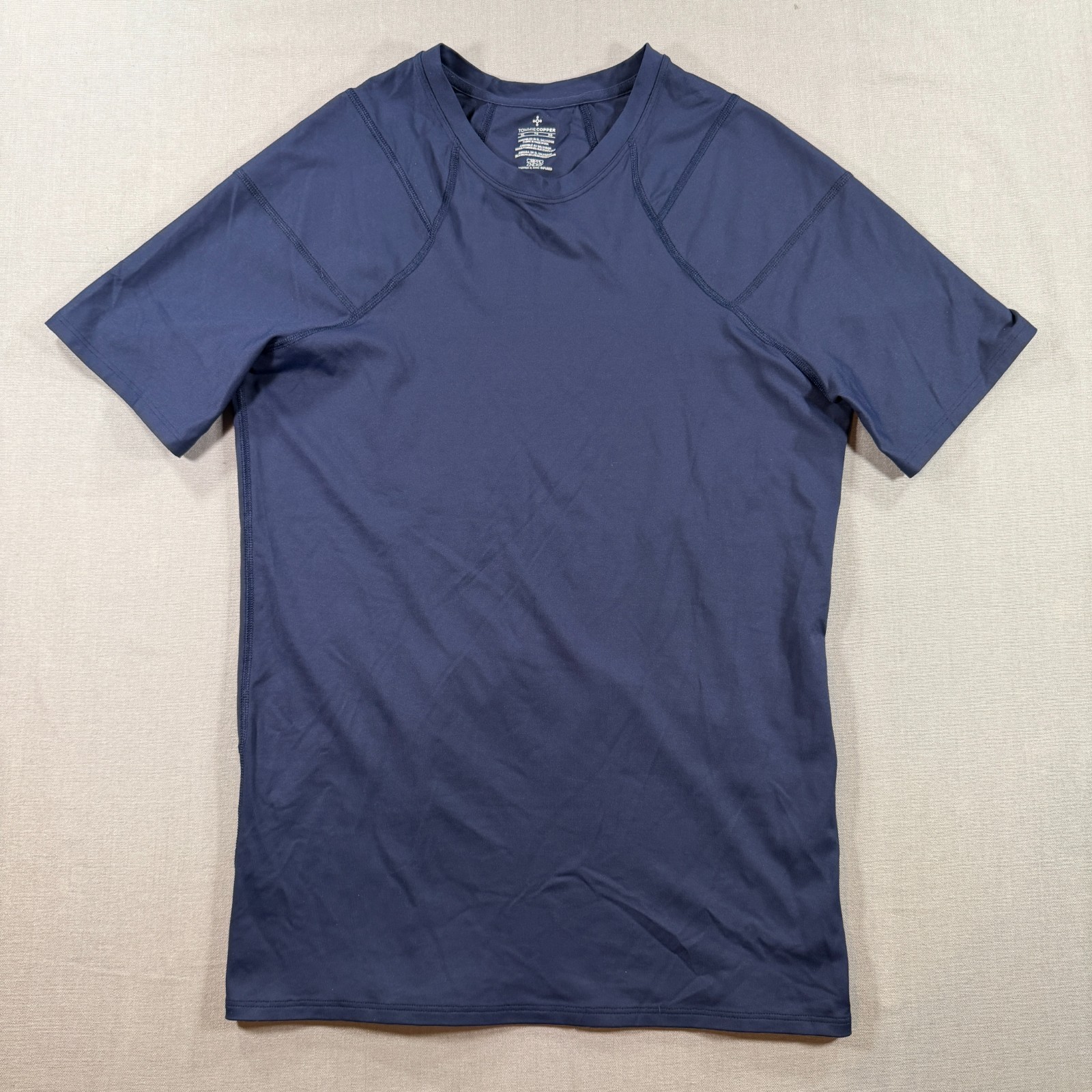 Tommie Copper Shoulder Support Compression Shirt Mens XL Navy Blue Short Sleeve gallery