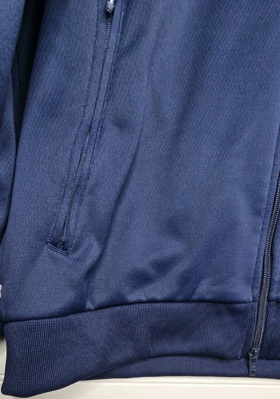 Adidas Originals Adicolor Blue Funnel Neck Track Top Jacket Men Size L gallery