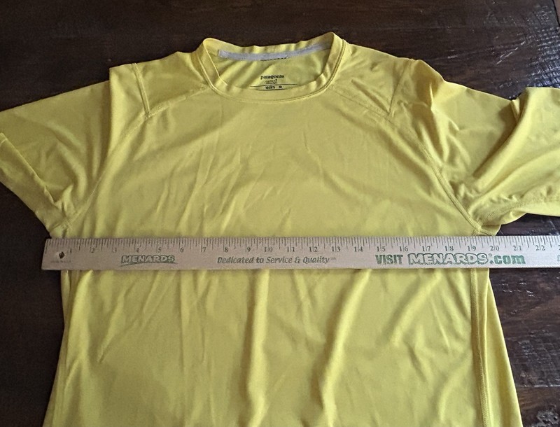 Patagonia Base Layer Shirt Men's Medium Yellow Capilene 1 Silkweight Performance gallery