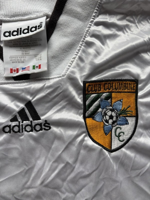 Vintage 1990s Colorado Columbine Soccer Club Adidas Jersey Size S gallery
