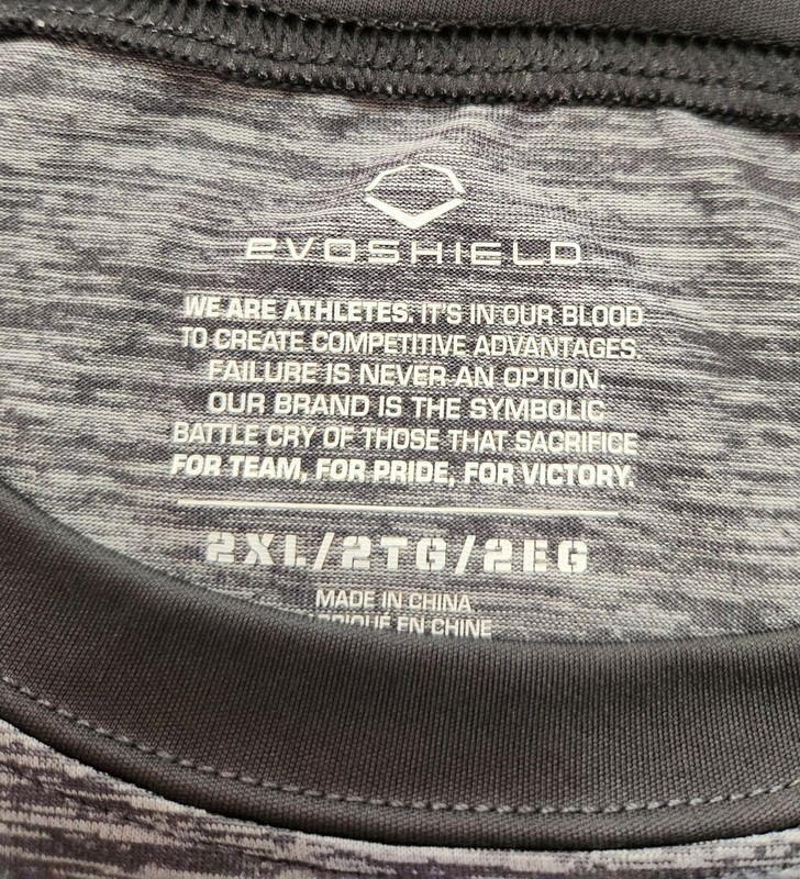 Evoshield Louisville Slugger Complex Shirt Mens 2XL Gray gallery
