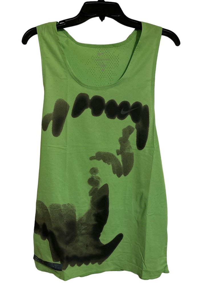 Size Small Men Nike Dri-FIT ADV Run Division Running Tank Top Green DX0845-313