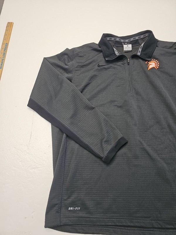 Nike Dri-Fit Men's XL Gray 1/4 Zip Pullover Spartan Logo Waynesville Ohio gallery