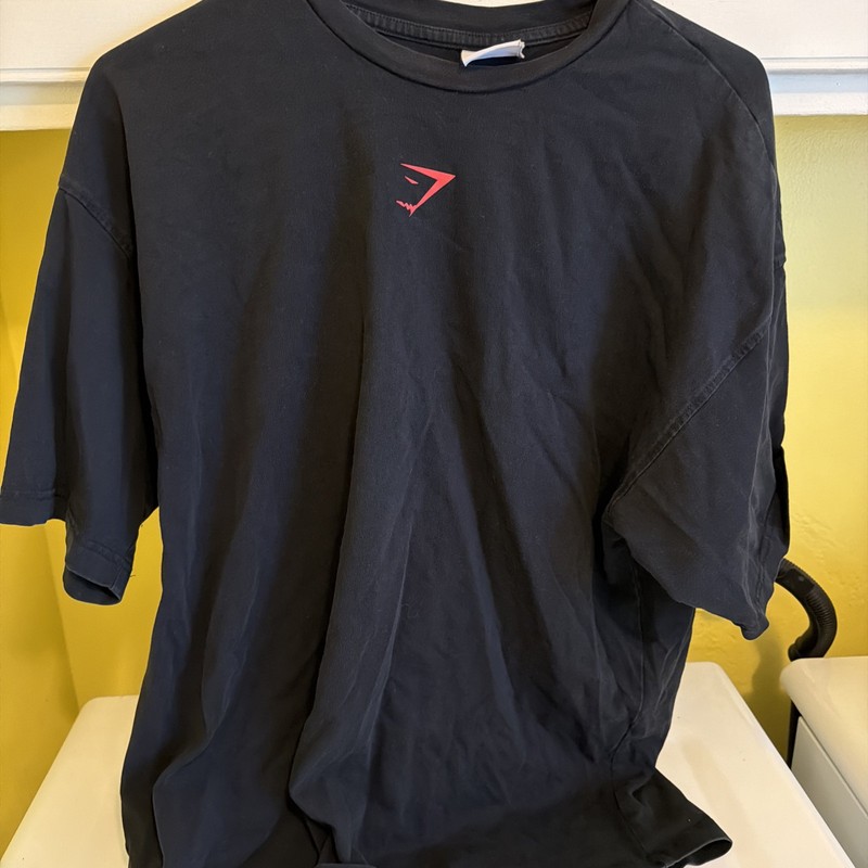 Gymshark Trophy Graphic Crew Black Size L Oversized Fit gallery