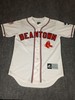 Majestic Kevin Youkillis Beantown 2004 2007 Champions Red Sox Jersey S Made USA gallery