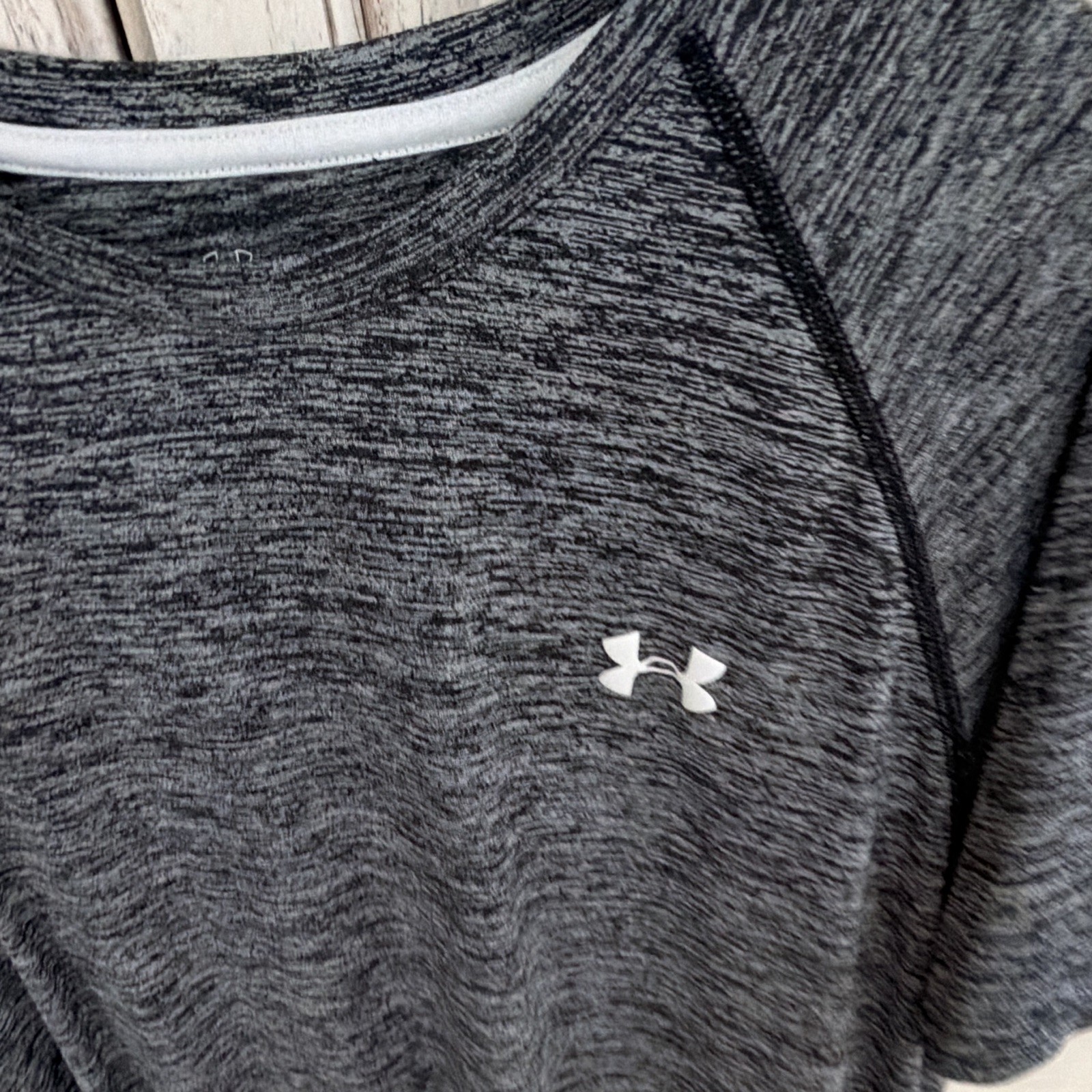 Under Armour UA Tech Men’s Loose Crew Neck T-Shirt Gray Short Sleeve LG/G/G gallery