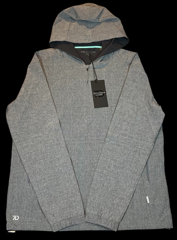 7 Diamonds Oxygenate 1/4 Zip Men’s Pullover Hoodie Lightweight Quick Dry Small gallery