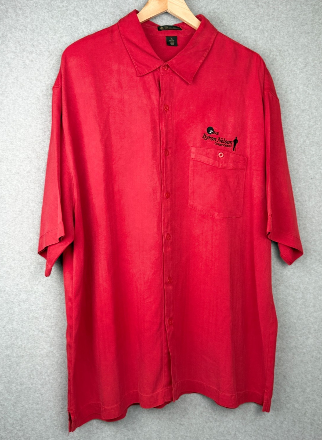 Y2K ICON Collection XL Red 100% Silk Byron Nelson Championship EDS (read desc) gallery