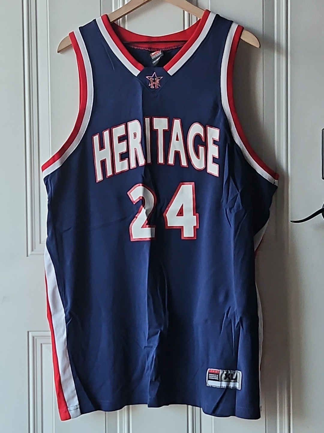 Nike Heritage Basketball Jersey Men's Size XL Blue White Red Team gallery