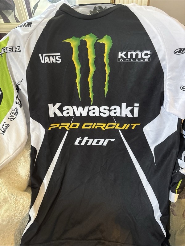 Kawasaki Pro Circuit Thor Monster Energy LS Racing Jersey Size S gallery