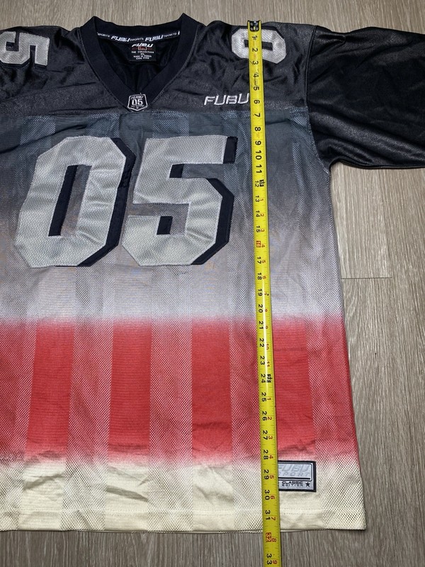 Vintage Authentic FUBU Sport 05 Classic Football Mesh Jersey Men's Size X-LARGE gallery