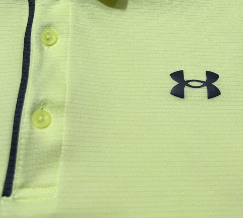 Under Armour Men’s UA Tech Performance Golf Polo Shirt Neon Yellow XL gallery
