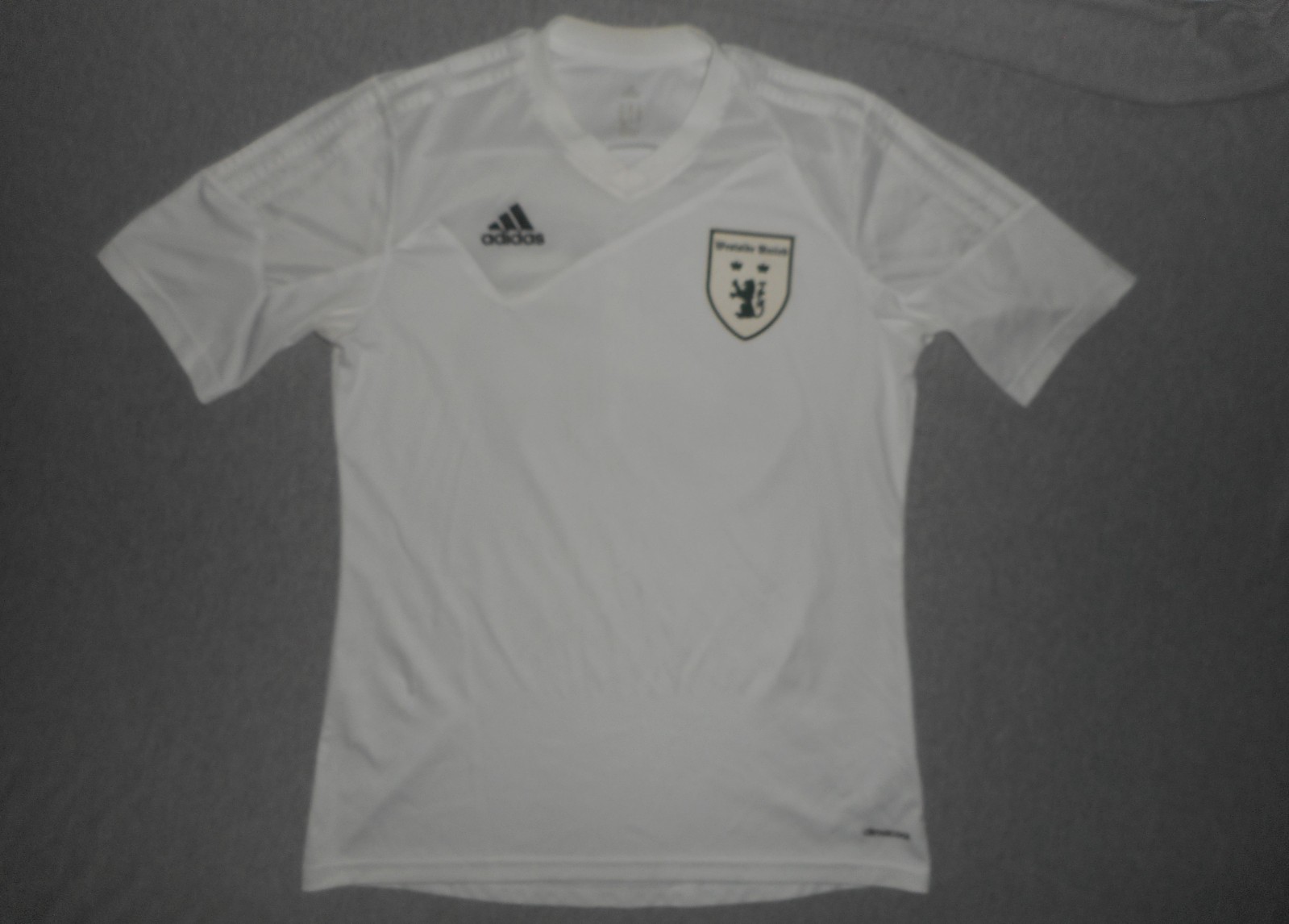 Adidas Climacool Soccer Practice Jersey - Westside United Patch - White - Medium gallery
