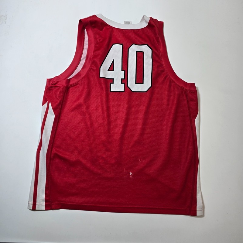 Nike Fairview Knights Jersey Mens XL Red #40 Graphic Logo V-Neck gallery
