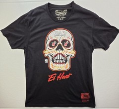 Mitchell & Ness Miami Heat El Heat Sugar Skull T Shirt Mens XL NBA Hardwood Clas