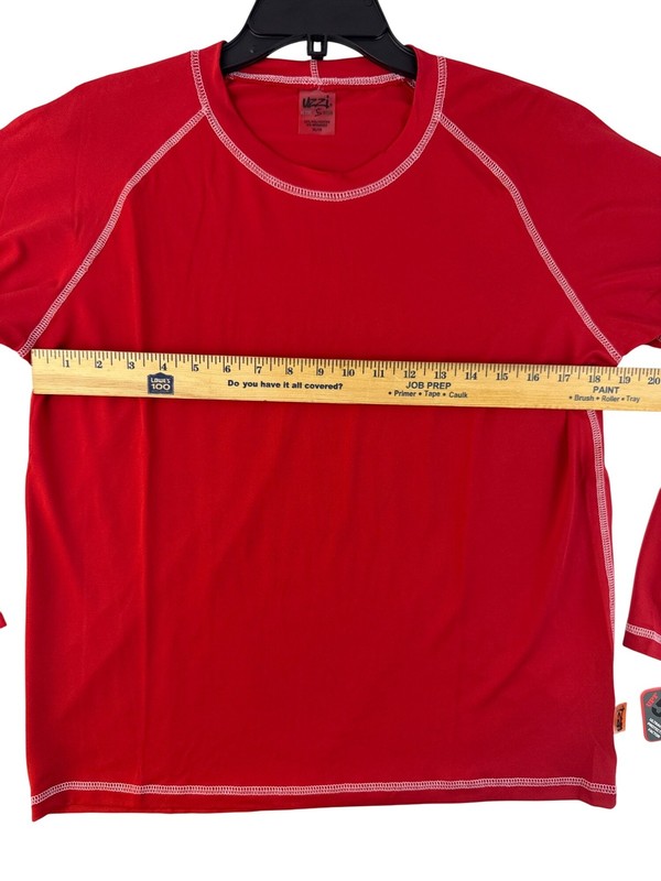 Uzzi Surf Red Long Sleeve Performance Shirt Men’s XL 18 Moisture Wicking Beach gallery