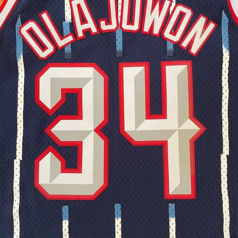 Hakeem Olajuwon Houston Rockets Adidas Hardwood Classics Jersey (M) gallery