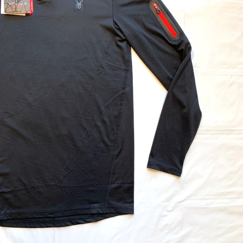 NWT Spyder Active ProWEB Mesh Pullover Mens Medium 1/4 Zip Perforated Stretch gallery