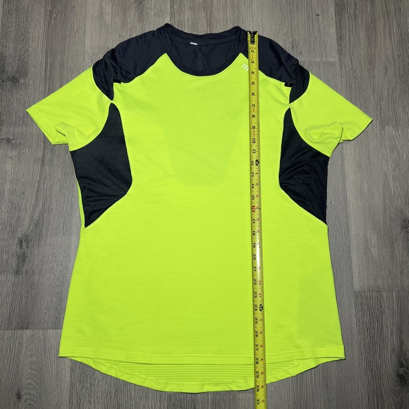 Lululemon Mens XL Metal Vent Tech Stretch Performance Running High Visibility gallery