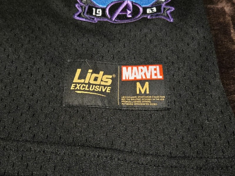 Marvel Avengers T'Challa #63 Basketball Jersey SIZE Med/Medium-Lids Exclusive! gallery