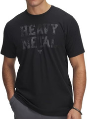 Under Armour Project Rock Heavy Metal Short Sleeve Shirt Men’s XL Black NWT