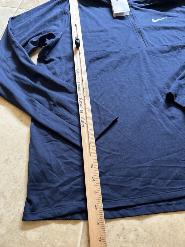 NEW Nike 1/4 Zip Shirt Dri Fit Quarter Zip Long Sleeve Men's XXL Lightweight NWT gallery