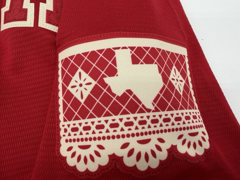 ($200 MSRP) Men’s Medium- Nike Adolis Garcia “Tejas” Rangers City Connect Jersey gallery