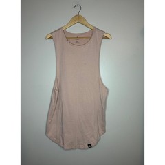 YoungLA Men Drop Armhole Muscle Tank Top Peach Pink Gym Bodybuilding Size Medium