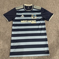 Adidas Mens S West Mont United White AreoReady Futbol Soccer Jersey 33