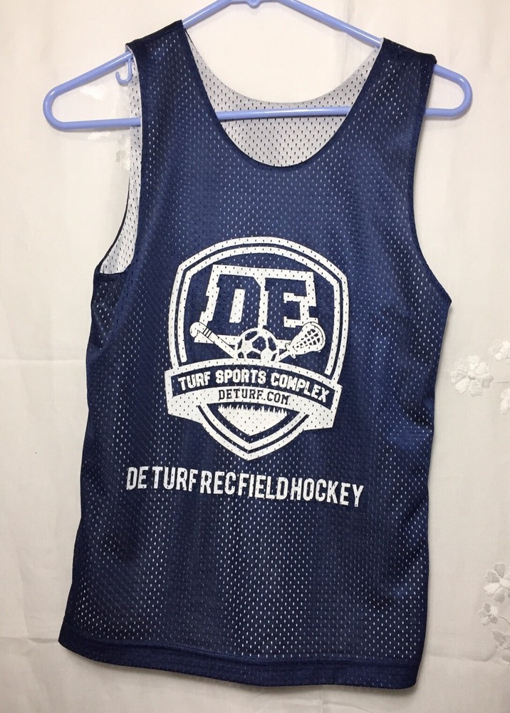 Dicks Sporting Goods Reversible Jersey Turf Hockey Blue and White Size M