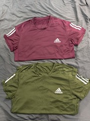 Two Adidas Men Own the Run Tee Size S