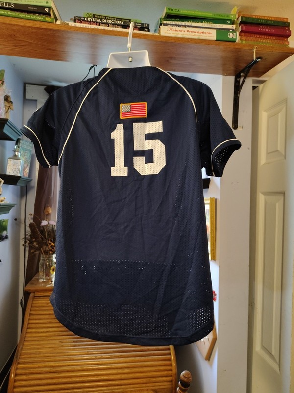 Cooperstown All Star Village Men's Small Jersey #15 Green Monster gallery
