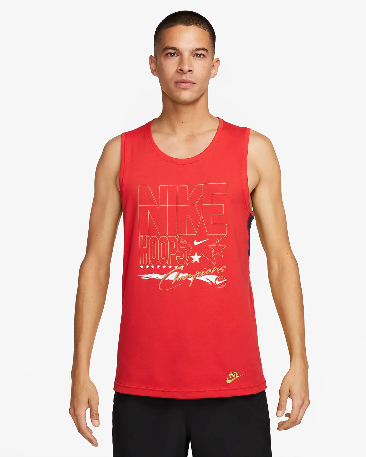 Nike Men's Versatile Red Tank Hoops Champions Dri-Fit Primary Size M FN1852-657 gallery
