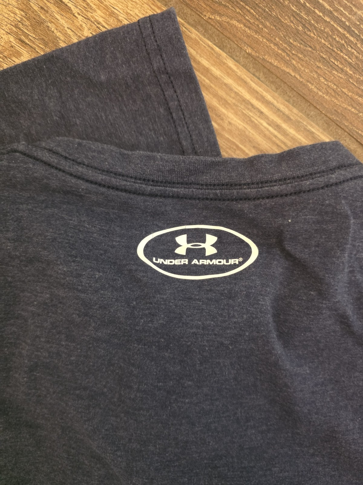 Under Armour HeatGear Loose Fit America Cotton Blend Blue Shirt XL Patriotic gallery