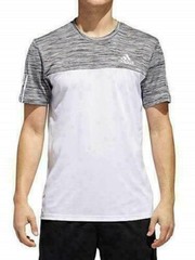 adidas Men’s Climalite Tech Essentials 3 Stripe Active Tee – Size: Large
