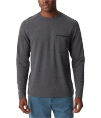 BASS OUTDOOR Mens Utility Basic T-Shirt, darkgray, S