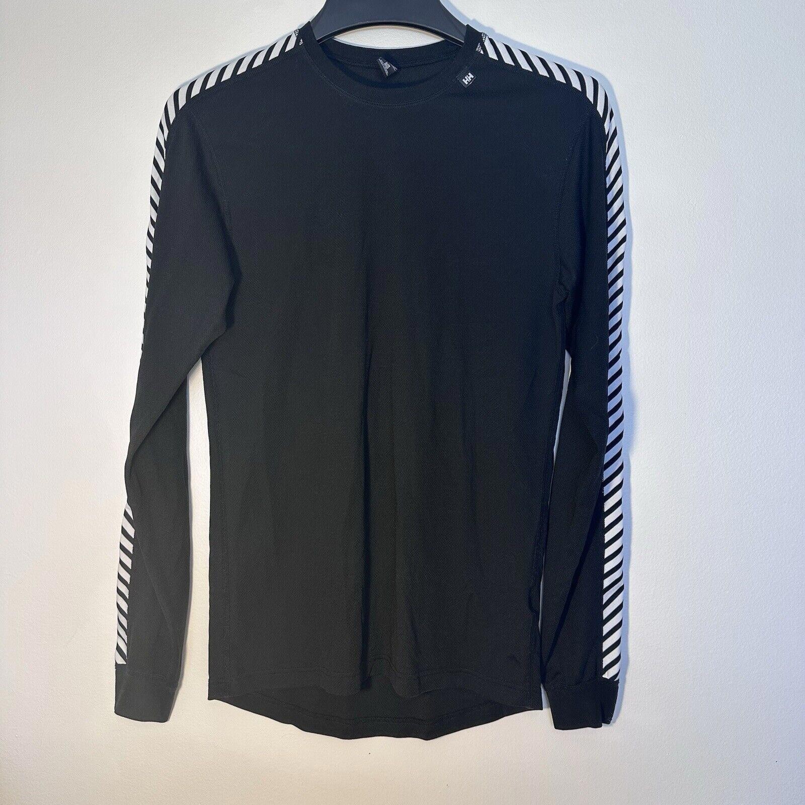 Vintage Helly Hansen Base Layer Long Sleeve Shirt Prolite Slim Black Large gallery
