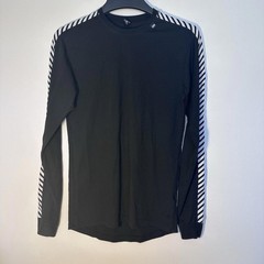 Vintage Helly Hansen Base Layer Long Sleeve Shirt Prolite Slim Black Large