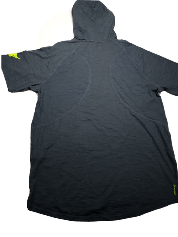 UNDER ARMOUR® x PROJECT ROCK CHARGED COTTON® Men HOODED T-SHIRT sz Medium gallery