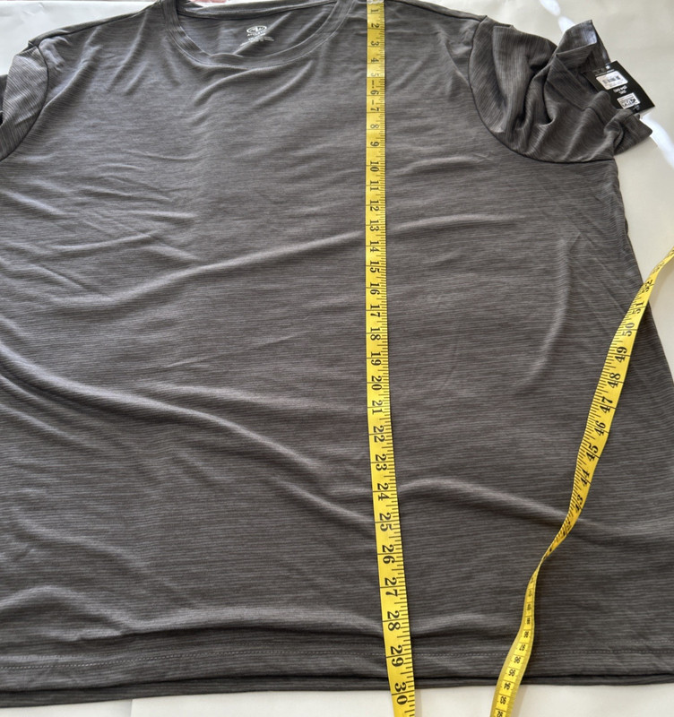 NEW Athletic Works 3X Big Men's Active Crewneck Short Sleeve T-Shirt Poly Tee gallery